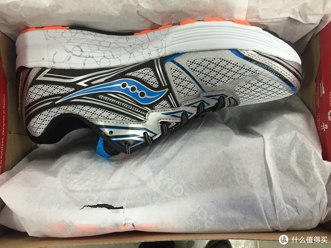 Saucony 索康尼 guide 9 man 跑鞋 开箱