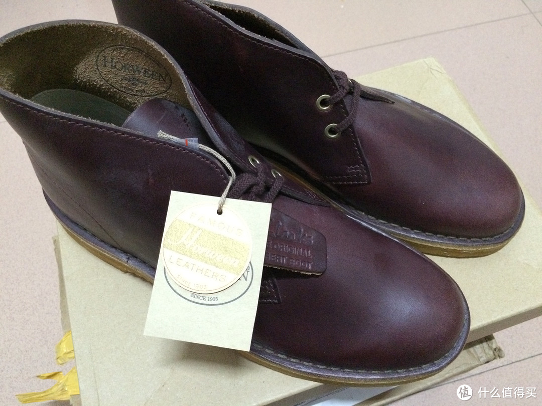 忘不了的那一抹红——Clarks originals X Horween 沙漠靴 简单开箱