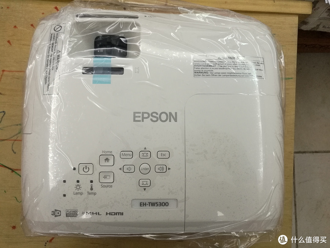 EPSON 爱普生 tw5200 的升级款 tw5300 投影仪 体验，内有福利！