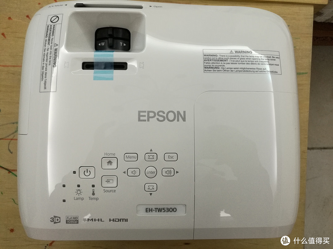 EPSON 爱普生 tw5200 的升级款 tw5300 投影仪 体验，内有福利！