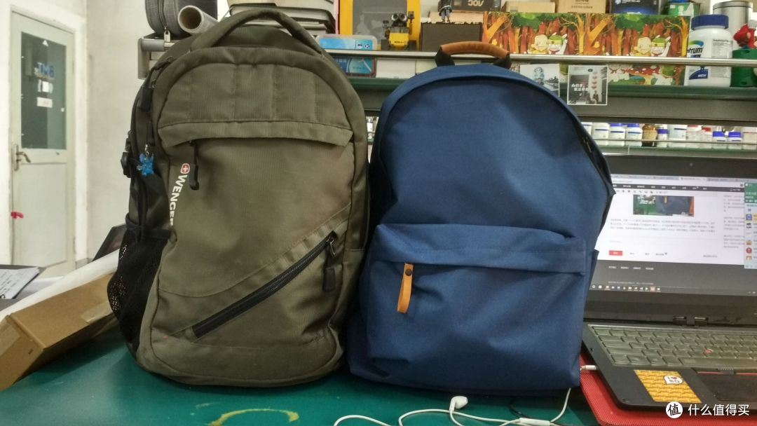 小米学院风简约双肩包简单开箱
