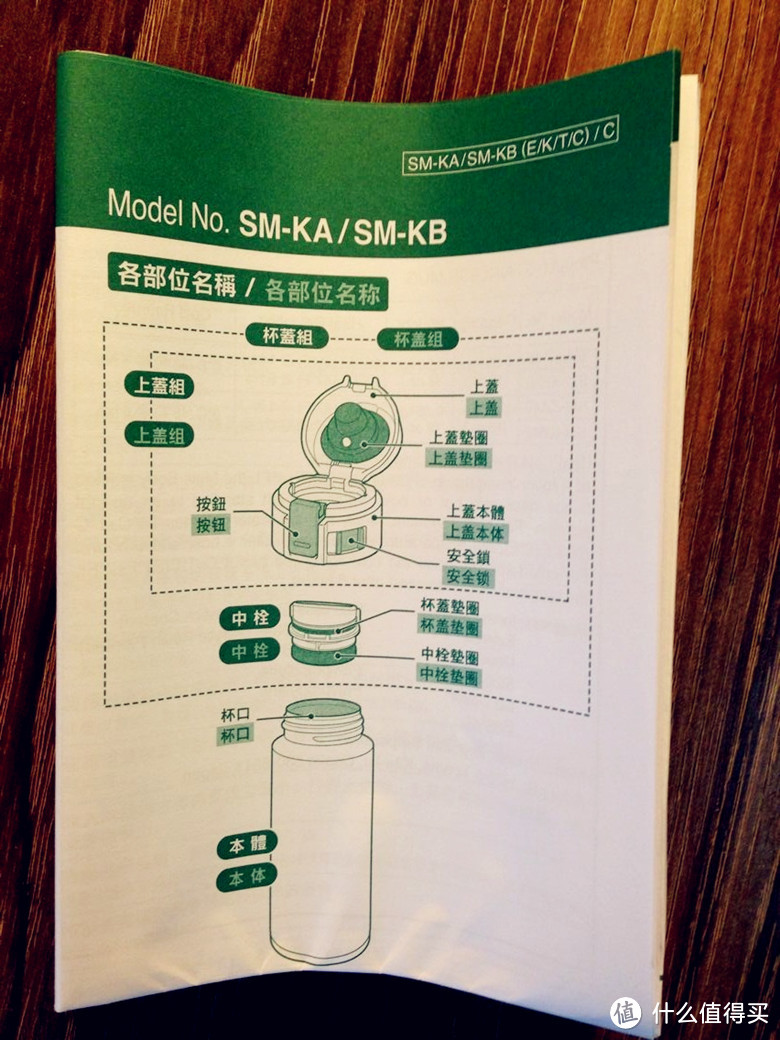 象印保温杯说明书图片