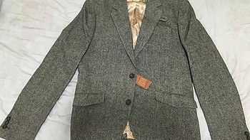 #本站首晒# Original Penguin Men's Colonral Suit 男士西服套装 极速开箱&解毒