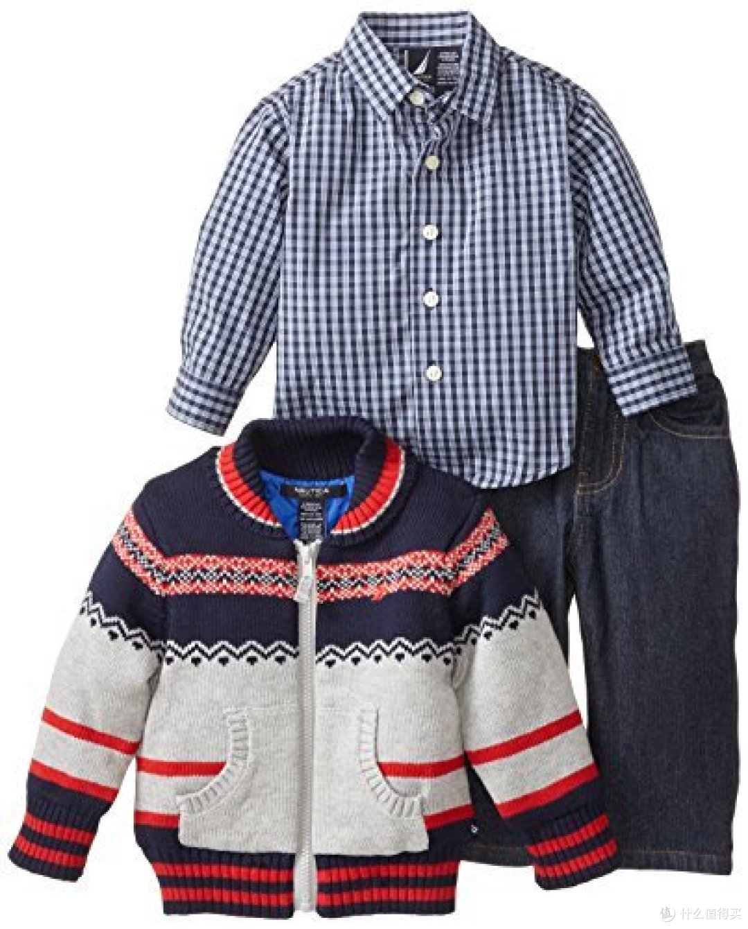 物美价廉打造小帅哥:Nautica 诺帝卡 男童 春秋三件套 & 夏装两件套