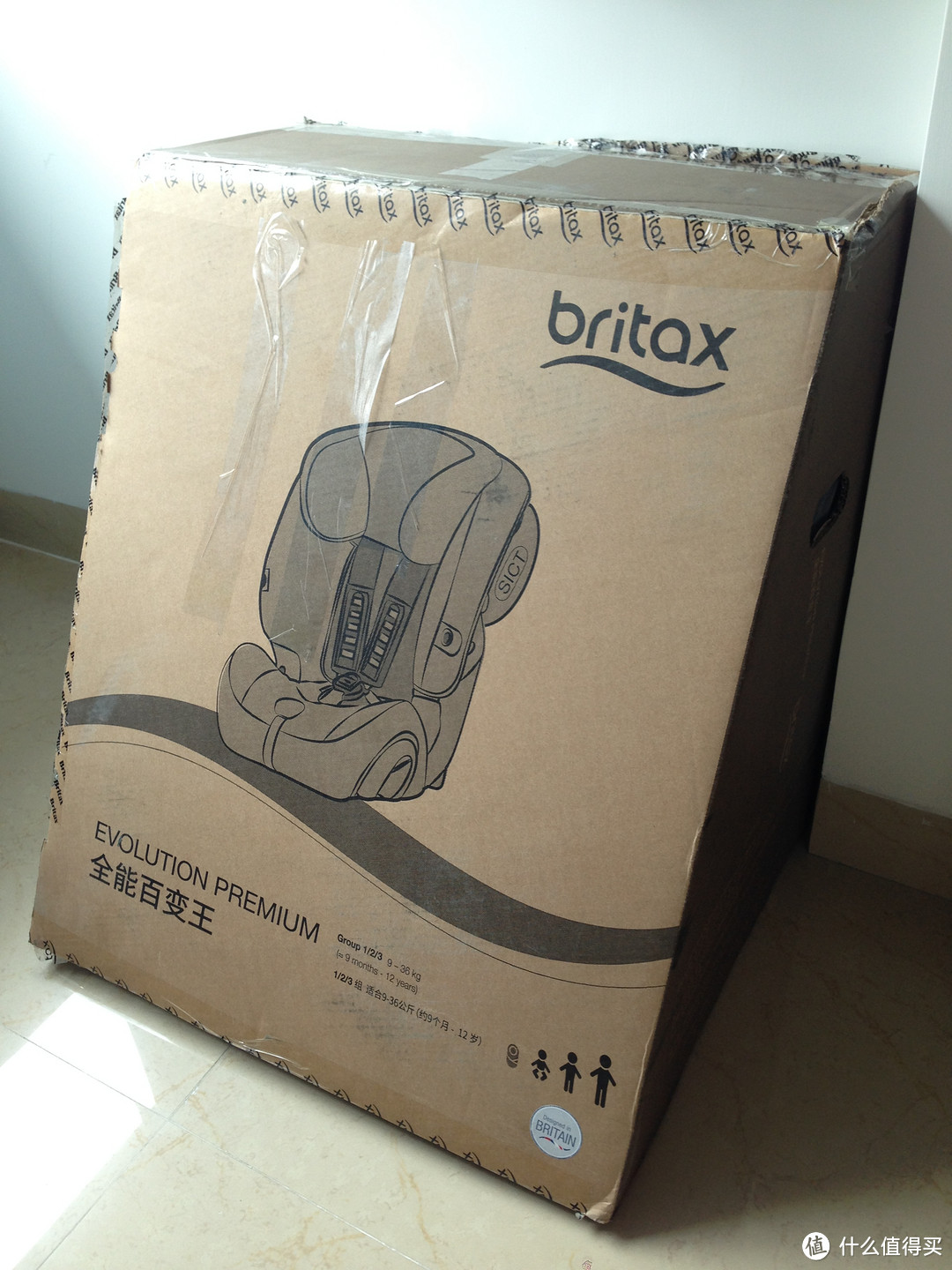 给囡囡选购的安全座椅：Britax 宝得适 EVOLUTION PREMIUM 2016款全能百变王