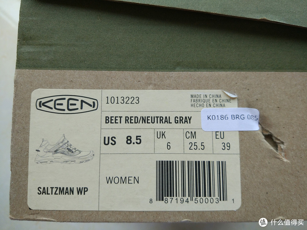 KEEN SALTZM WP Women BRG 8.5 Total 徒步鞋简单开箱