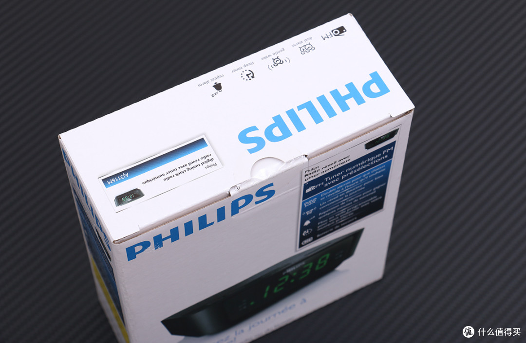 剁手跟着张大妈，亚马逊海外购 PHILIPS 飞利浦 AJ3116M/37 收音机电子闹钟到手简测