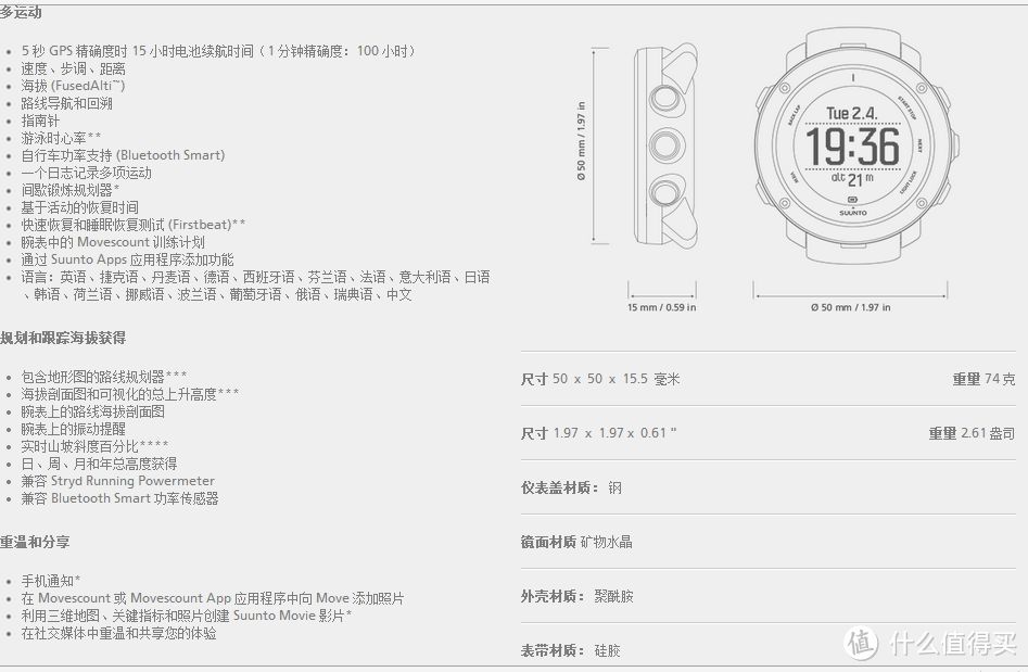 #本站首晒# 我没有大下巴 — Suunto 颂拓 Ambit3 Vertical 开箱&简评