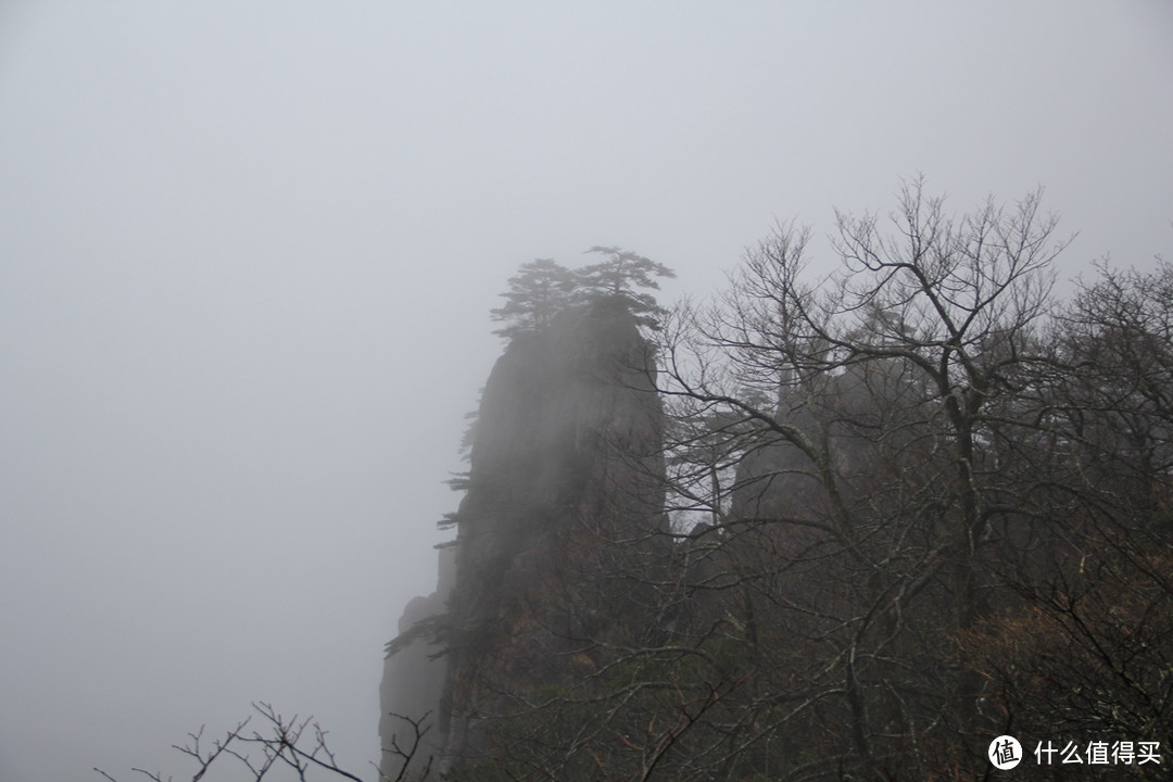 风雨中的黄山风景（留有遗憾，期待下次旅行）