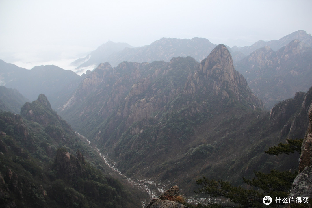 风雨中的黄山风景（留有遗憾，期待下次旅行）