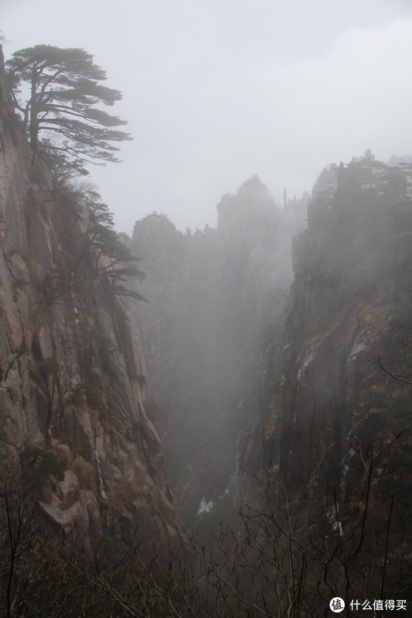 风雨中的黄山风景（留有遗憾，期待下次旅行）