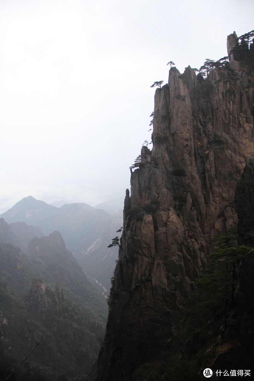 风雨中的黄山风景（留有遗憾，期待下次旅行）