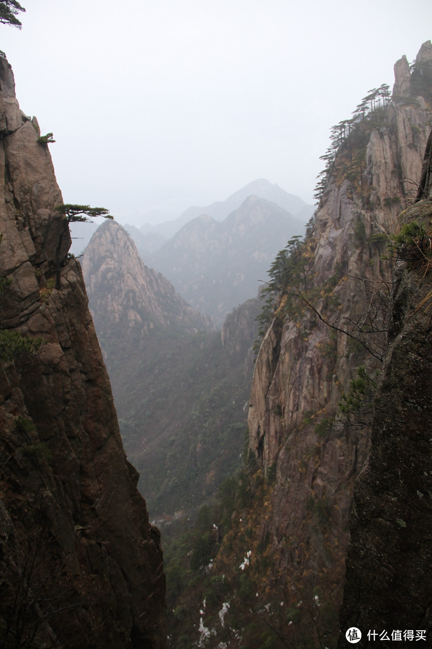 风雨中的黄山风景（留有遗憾，期待下次旅行）