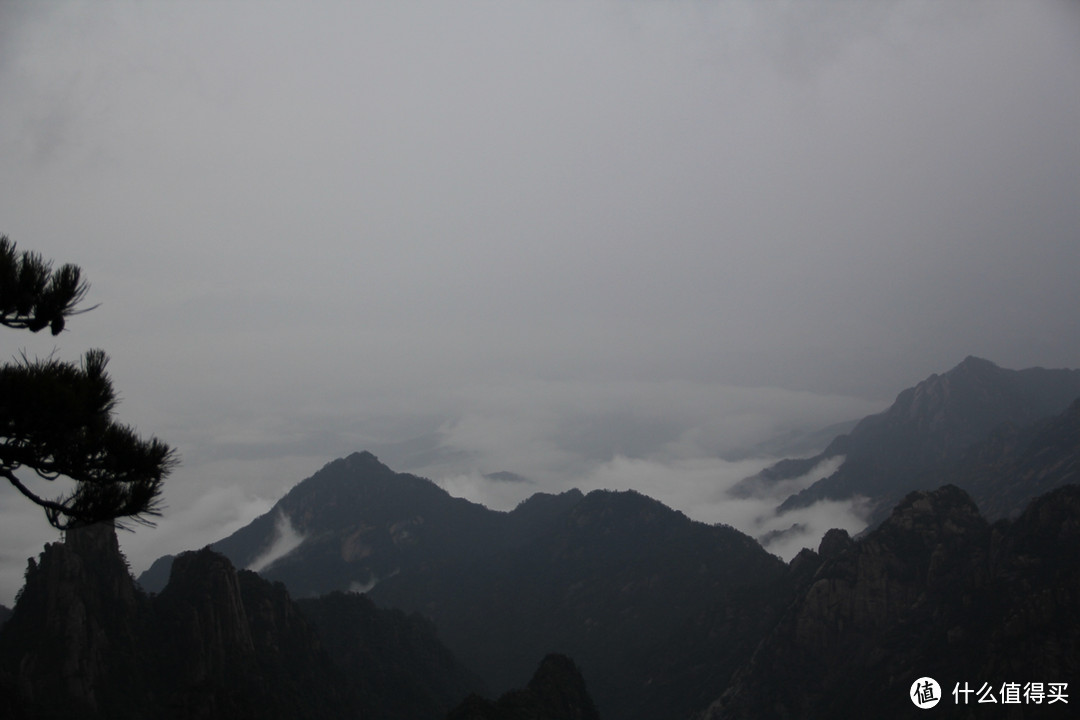 风雨中的黄山风景（留有遗憾，期待下次旅行）