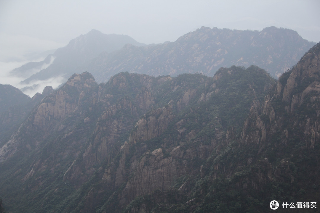 风雨中的黄山风景（留有遗憾，期待下次旅行）