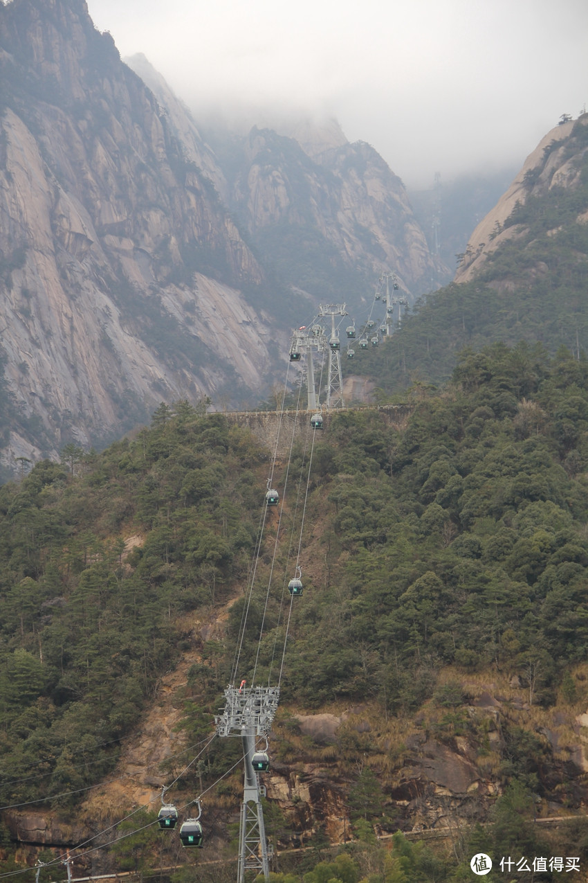 风雨中的黄山风景（留有遗憾，期待下次旅行）