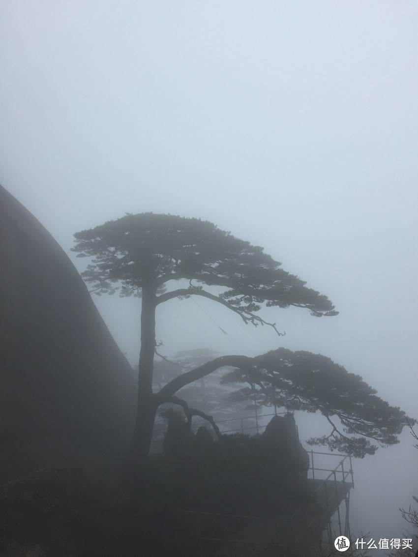 风雨中的黄山风景（留有遗憾，期待下次旅行）