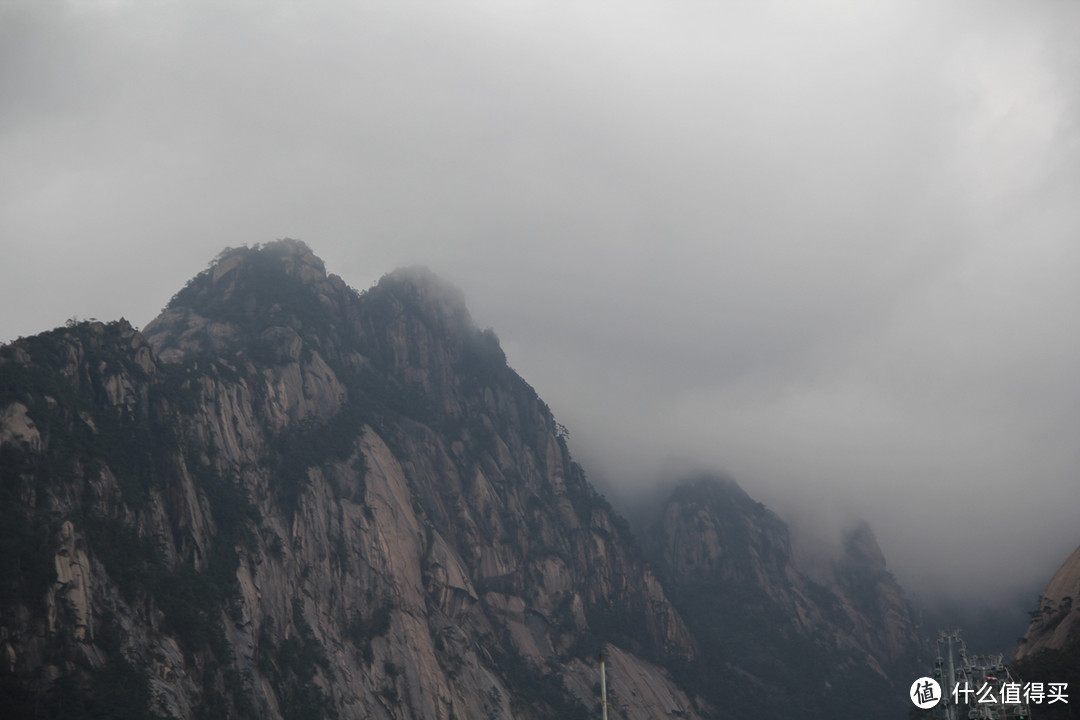 风雨中的黄山风景（留有遗憾，期待下次旅行）