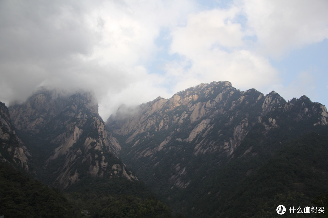 风雨中的黄山风景（留有遗憾，期待下次旅行）