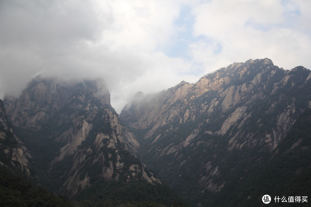 风雨中的黄山风景（留有遗憾，期待下次旅行）