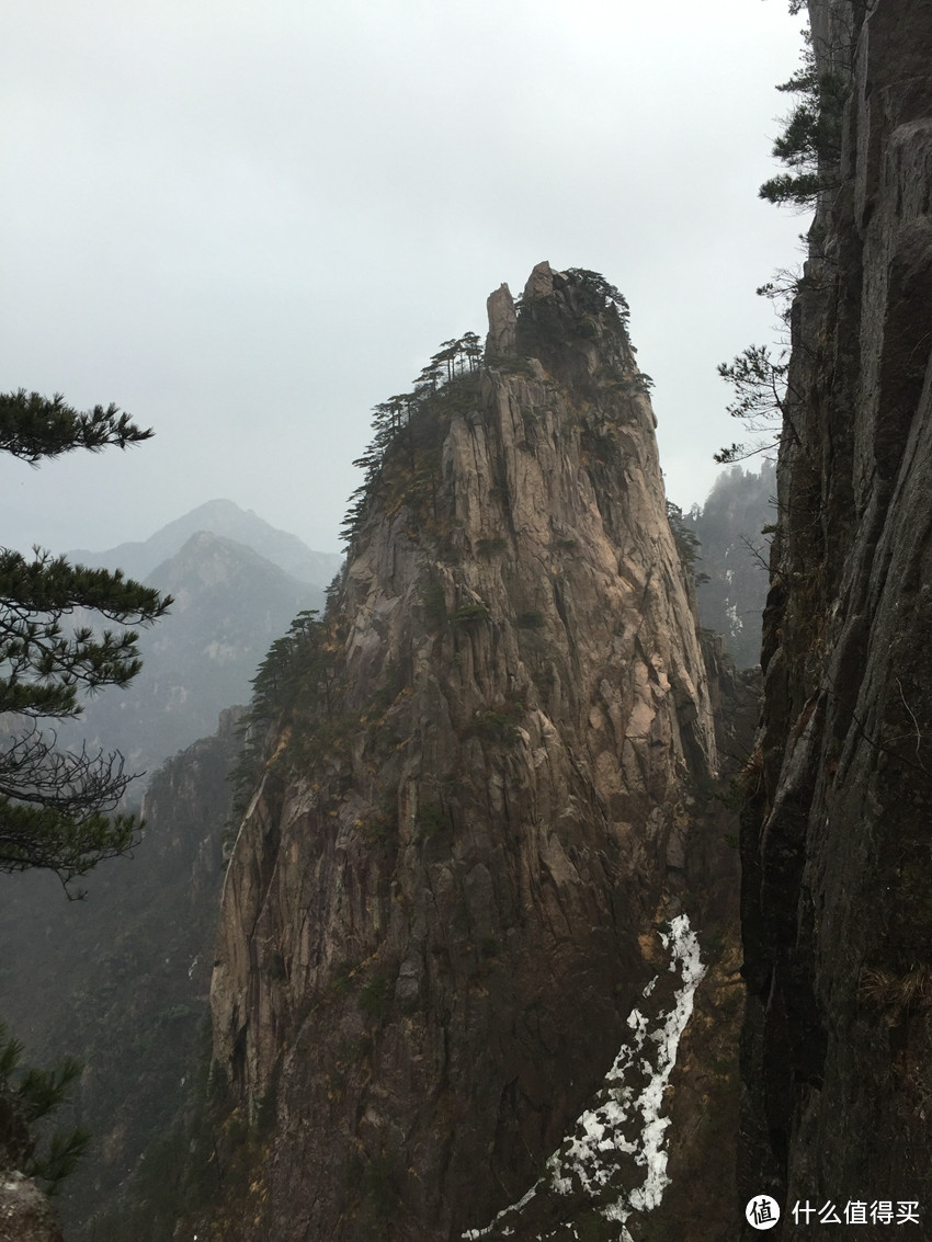 风雨中的黄山风景（留有遗憾，期待下次旅行）