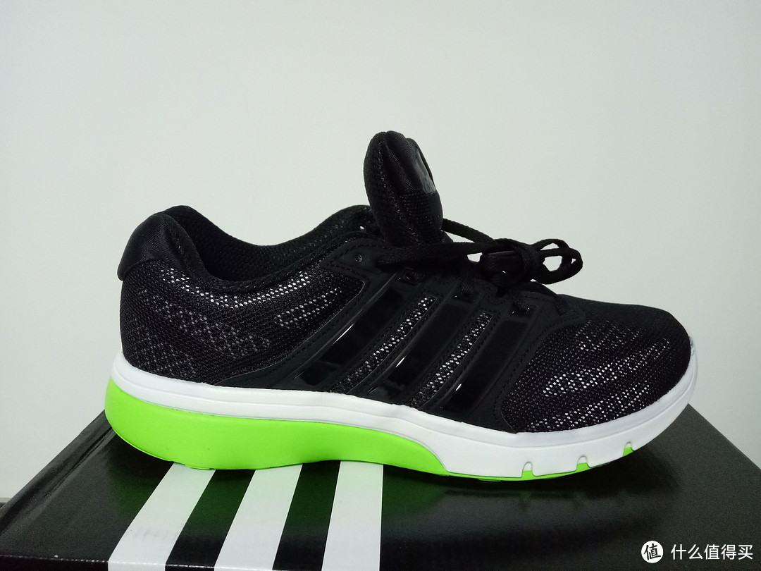 #本站首晒# 北京2016半马赛前装备：Adidas Turbo 3.0 M 男子运动跑步鞋