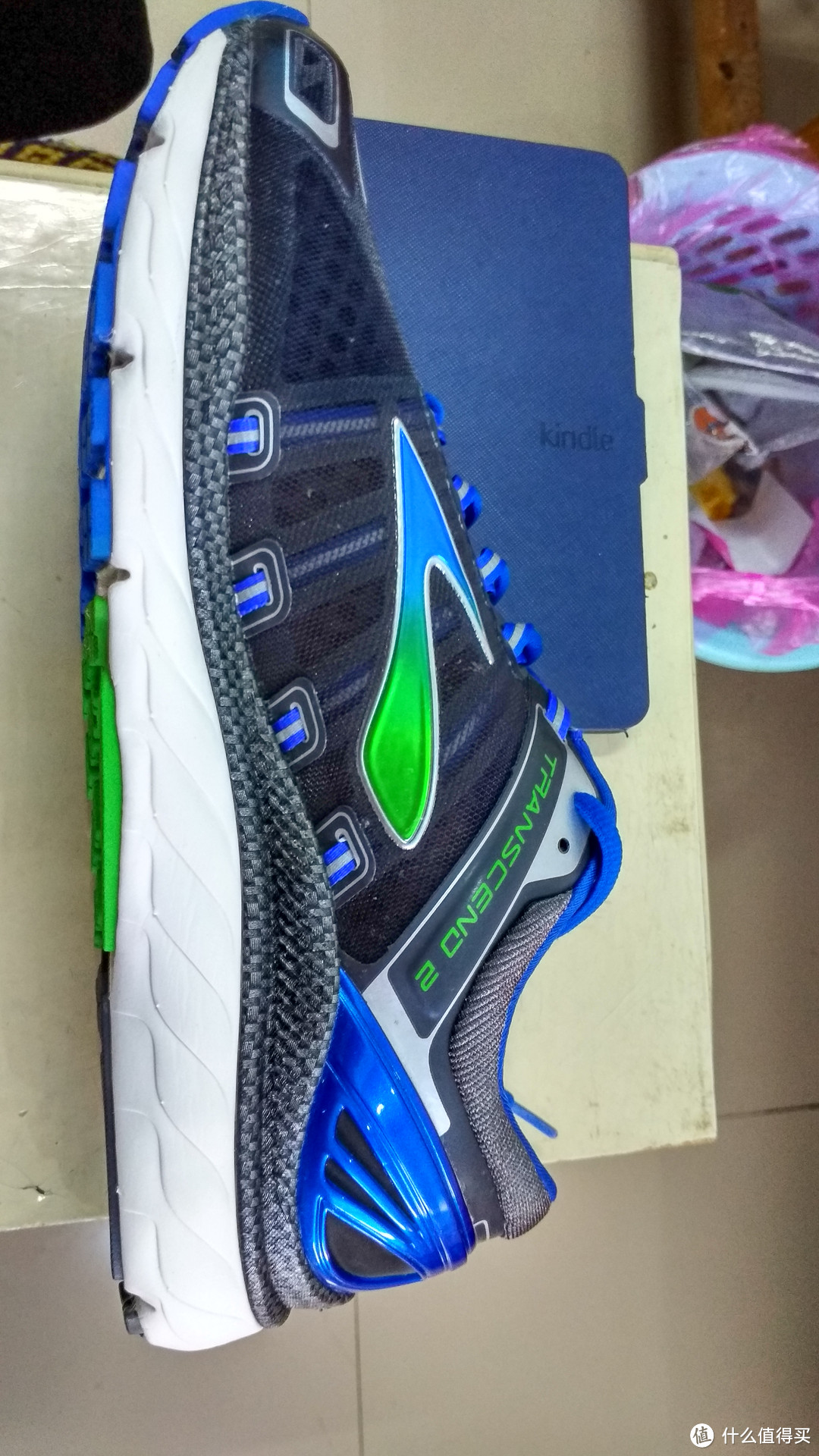 Brooks 布鲁克斯 transcend2 跑鞋 红蓝 两双（多图）