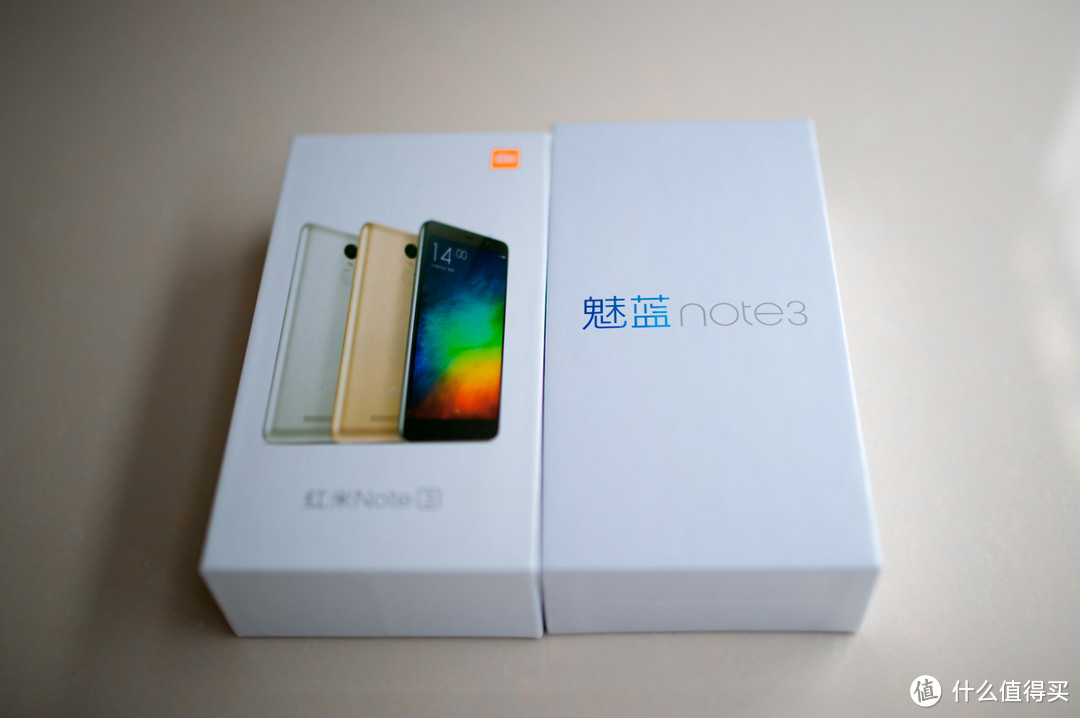 自古红蓝出CP——MI 小米 红米Note3 和 MEIZU 魅族 魅蓝Note3简单开箱对比