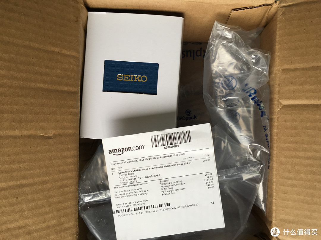 我的第一单转运:Seiko 精工5号 SNK803 机械腕表