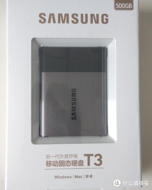 SAMSUNG 三星 T3 500G SSD硬盘开箱