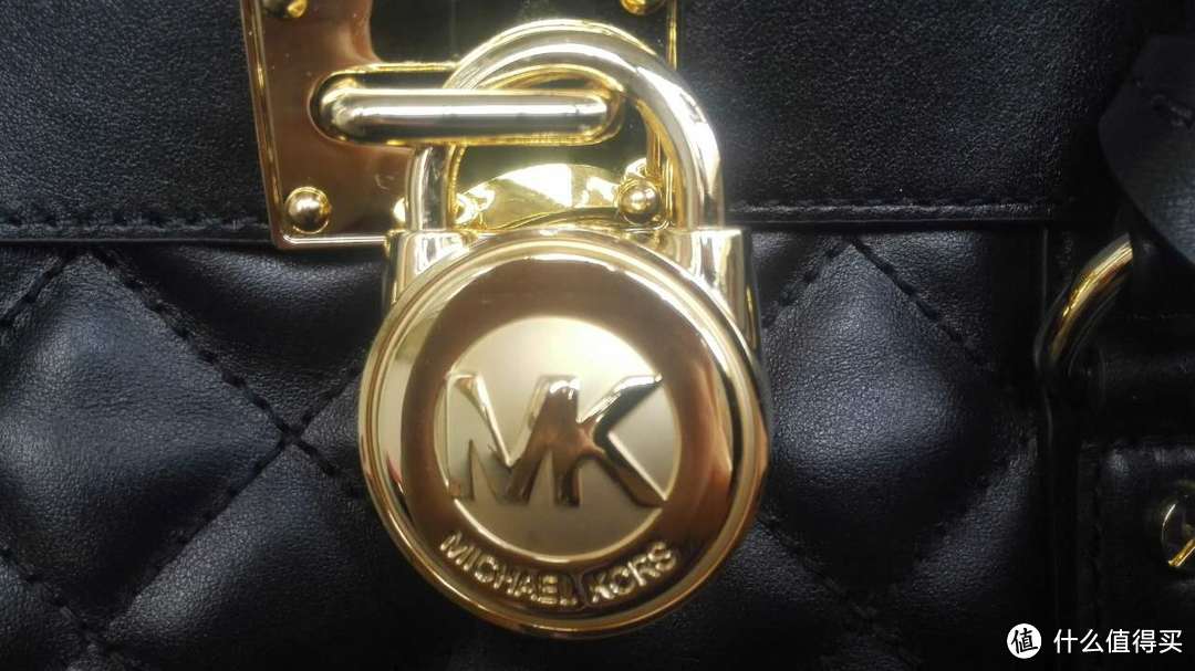 梅西样品包索赔攻略： MICHAEL Michael Kors Hamilton 黑色菱格锁头包