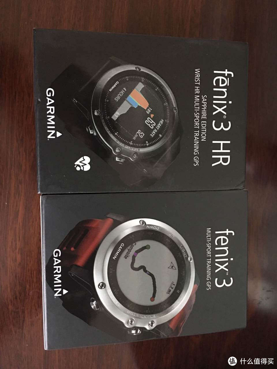 GARMIN 佳明  fenix3 对比 fenix3 hr