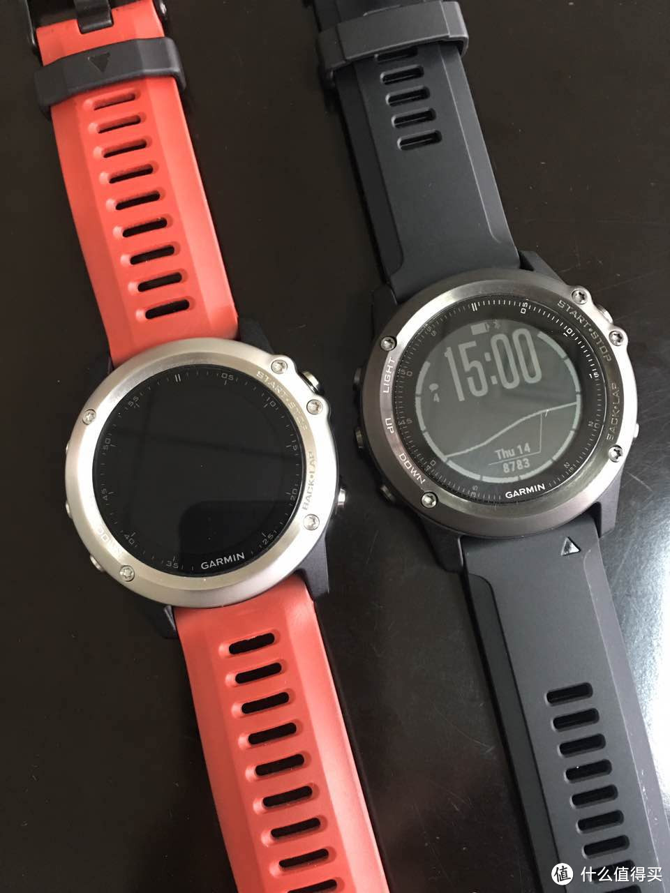 GARMIN 佳明  fenix3 对比 fenix3 hr