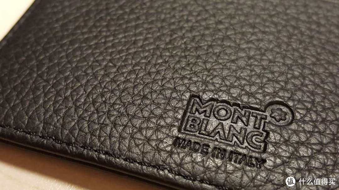 MontBlanc 万宝龙 软皮粒纹卡包开箱晒单（附真人秀）