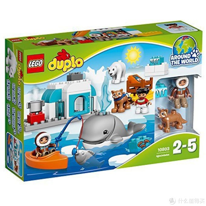 闺女和宝爸的成长玩具:LEGO 乐高 Duplo 得宝10803 北极动物