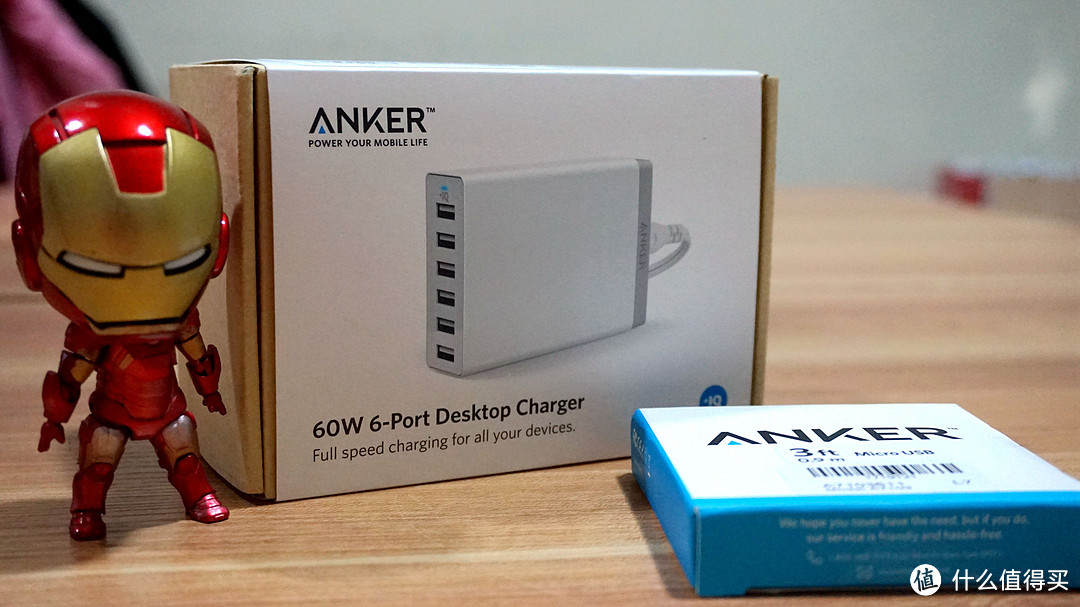 Anker 60W 6口USB充电器开箱及简单使用感受