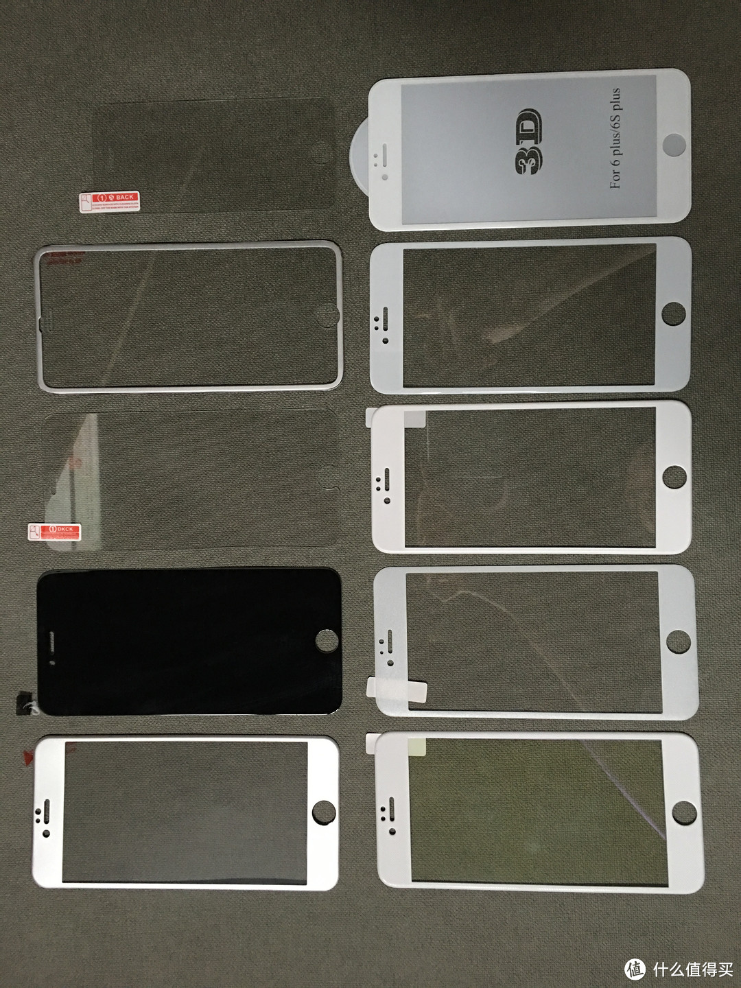 市售iphone6系列全屏钢化膜比较