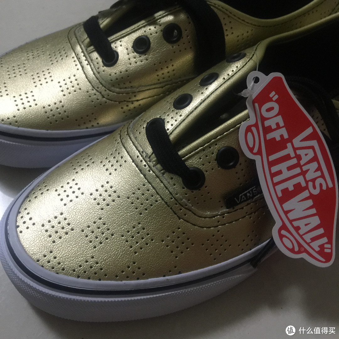 Vans 50 周年限量款 范斯休闲鞋 黑金纪念系列之小骚金(附真人兽)