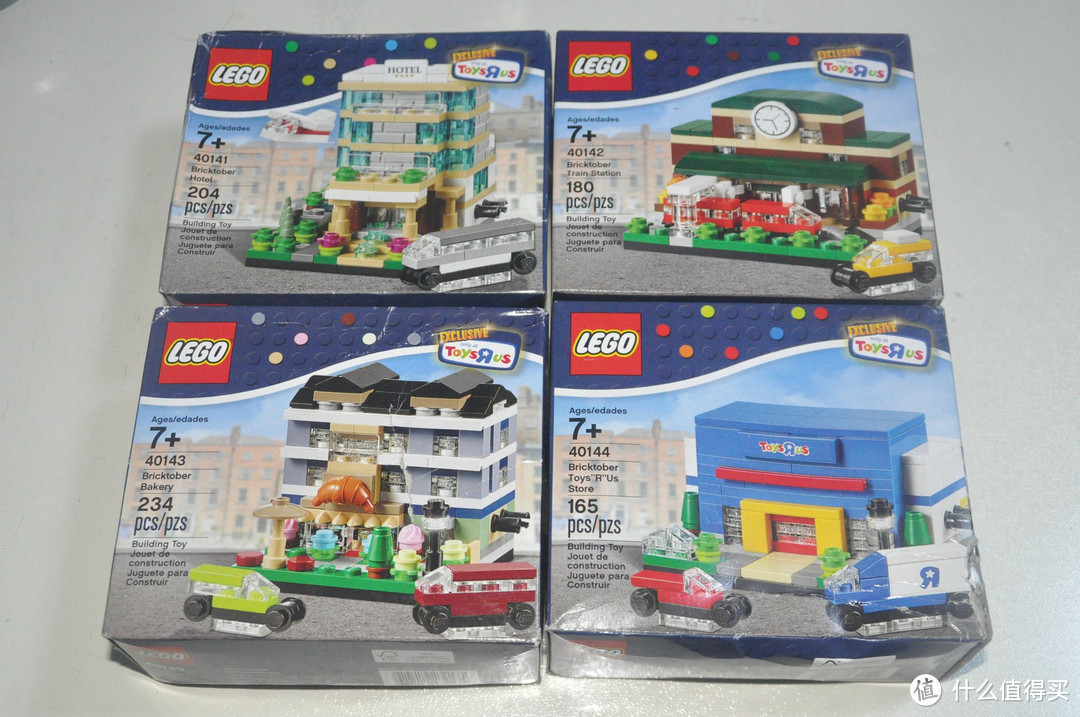 #本站首晒# LEGO 2015玩具反斗城限定迷你建筑 40141 40142 40143 40144