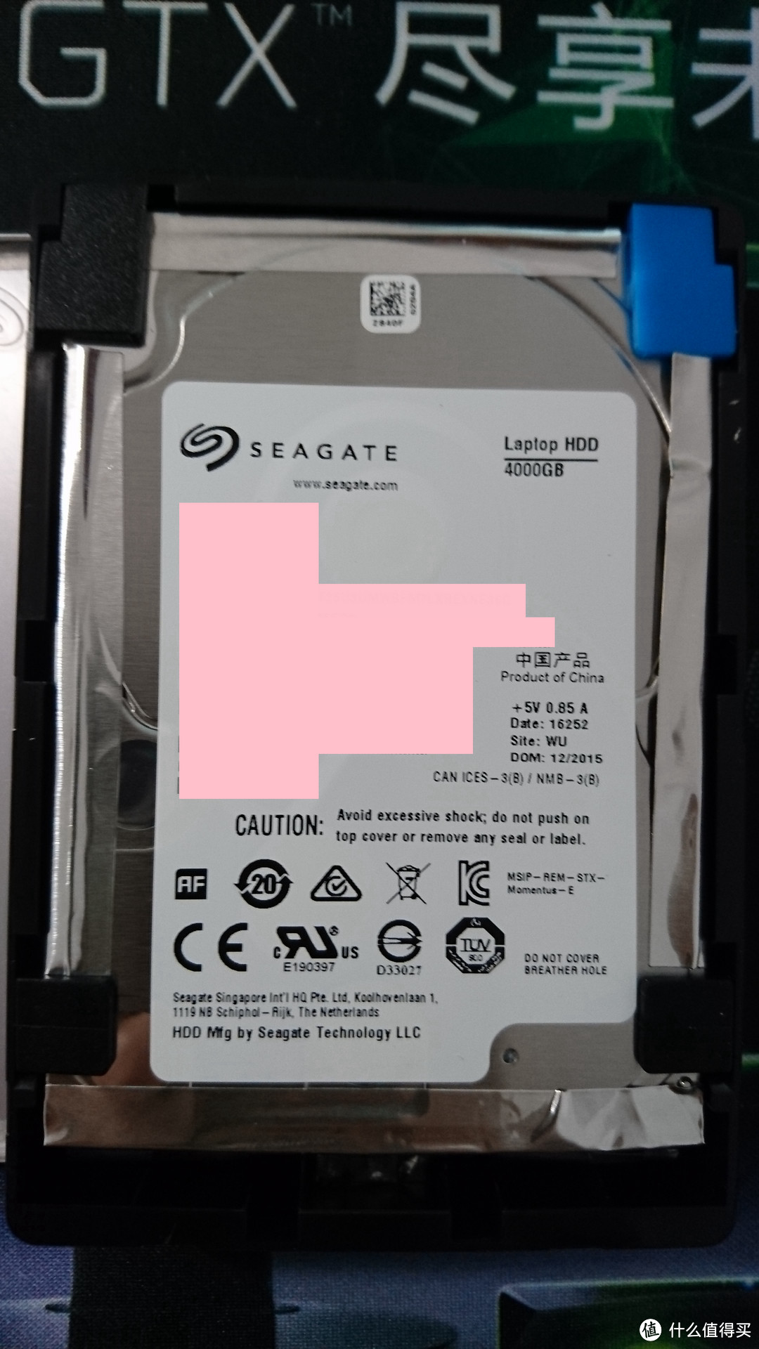 空间不足？拆盘来凑:SEAGATE 希捷 2.5寸 新睿品 4TB 硬盘简易拆解