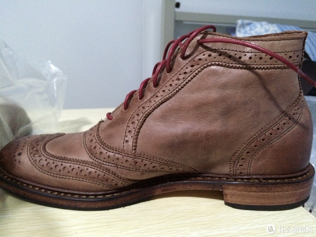 Allen Edmonds Cronmok 男士翼尖靴开箱