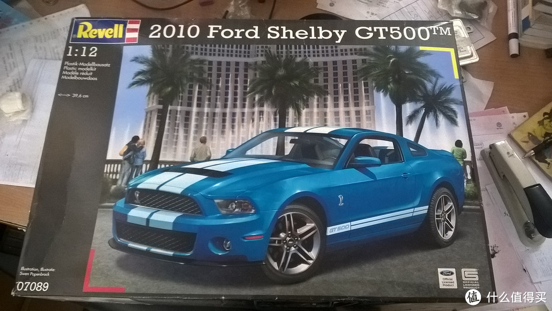屌丝肌肉车脑残粉的首晒：REVELL 1/12 2010 Ford Shelby GT500车模