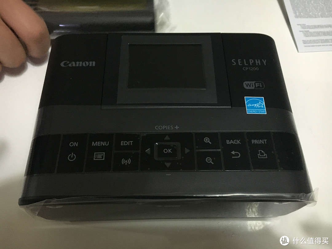 亲子手帐贴贴贴：Canon 佳能 SELPHY CP1200 照片打印机（黑色）