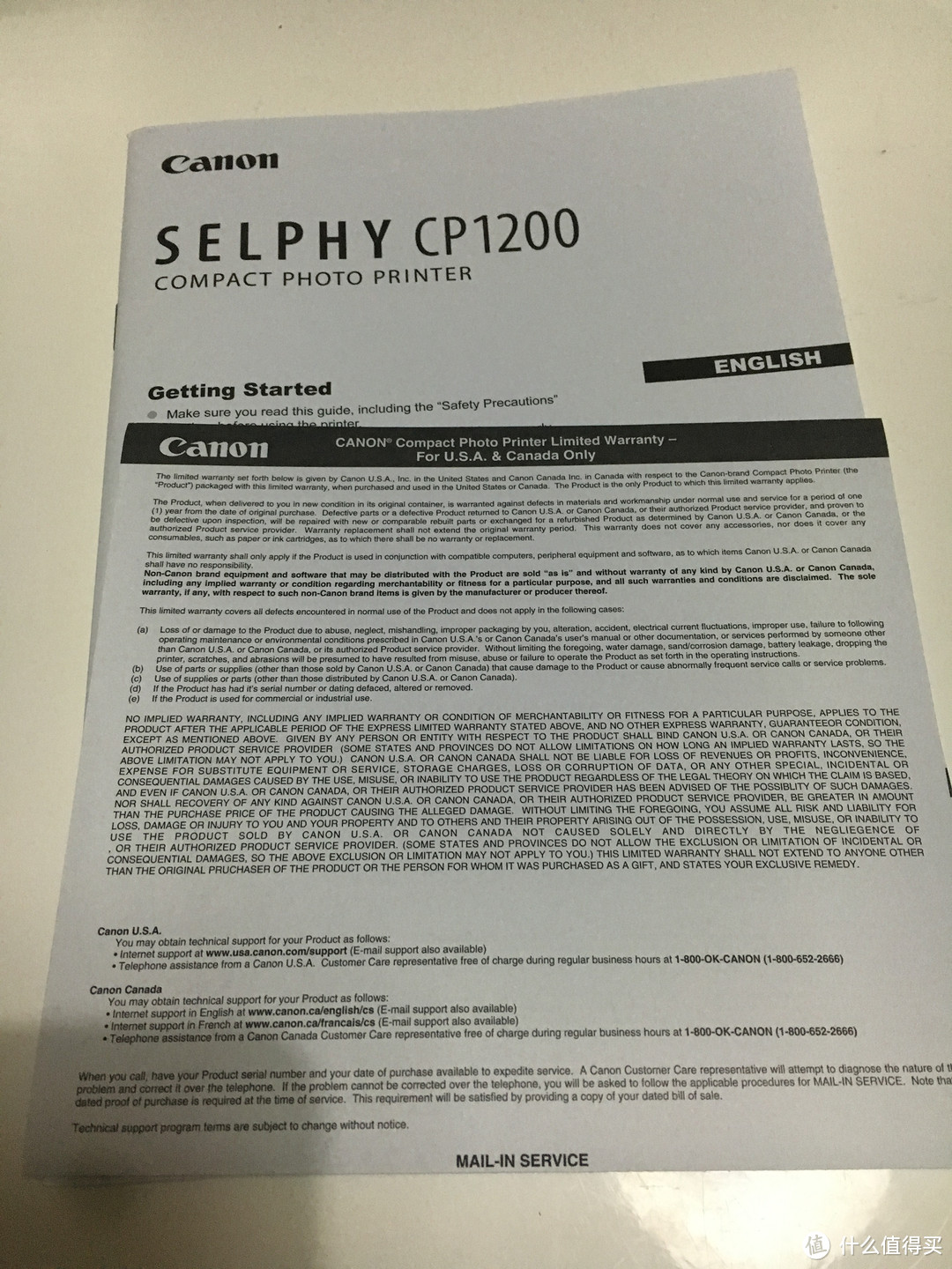 亲子手帐贴贴贴：Canon 佳能 SELPHY CP1200 照片打印机（黑色）