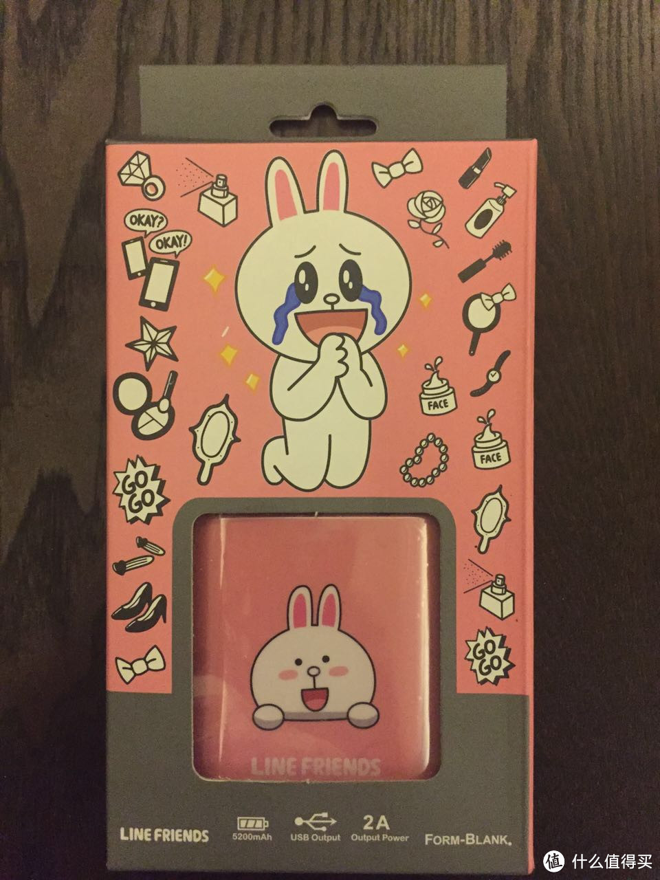 日本 LINE FRIENDS 粉红Cony兔 充电宝
