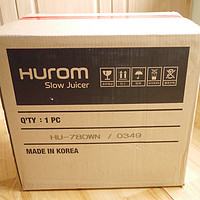 惠人 HU-780WN 原汁机购买理由(包装|主机|包装|说明书)