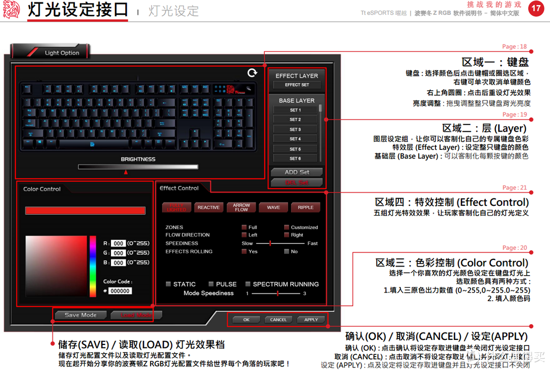 真正RGB 1680万色方案 Tt eSORTS 波塞冬Z RGB机械键盘详细体验