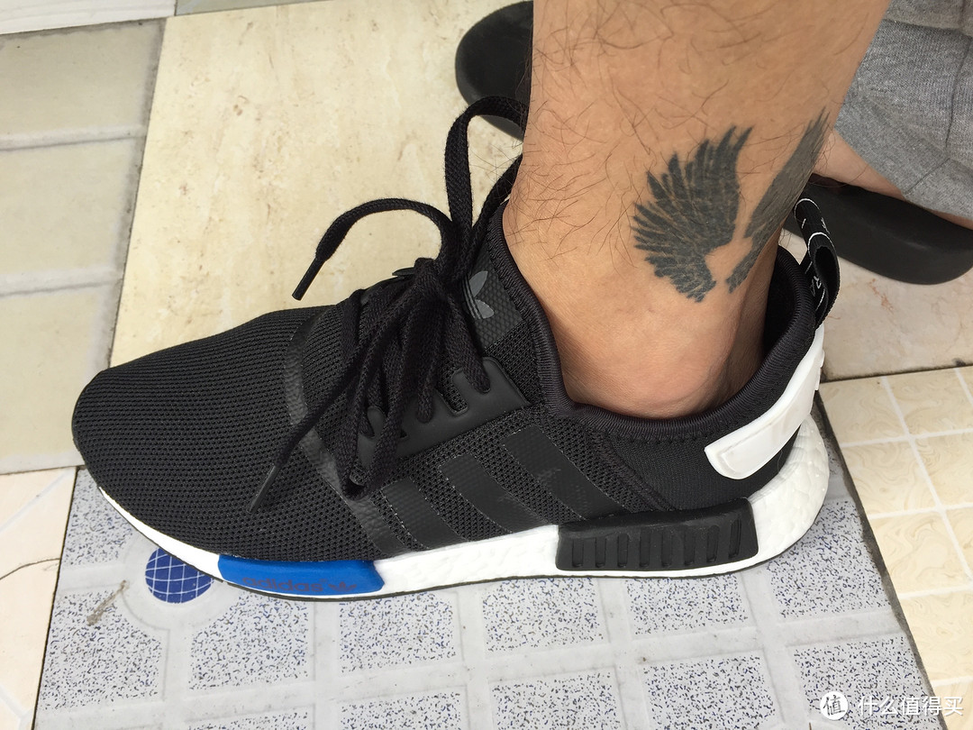 Adidas  Originals NMD 跑鞋 东京城市蓝黑 极速到手