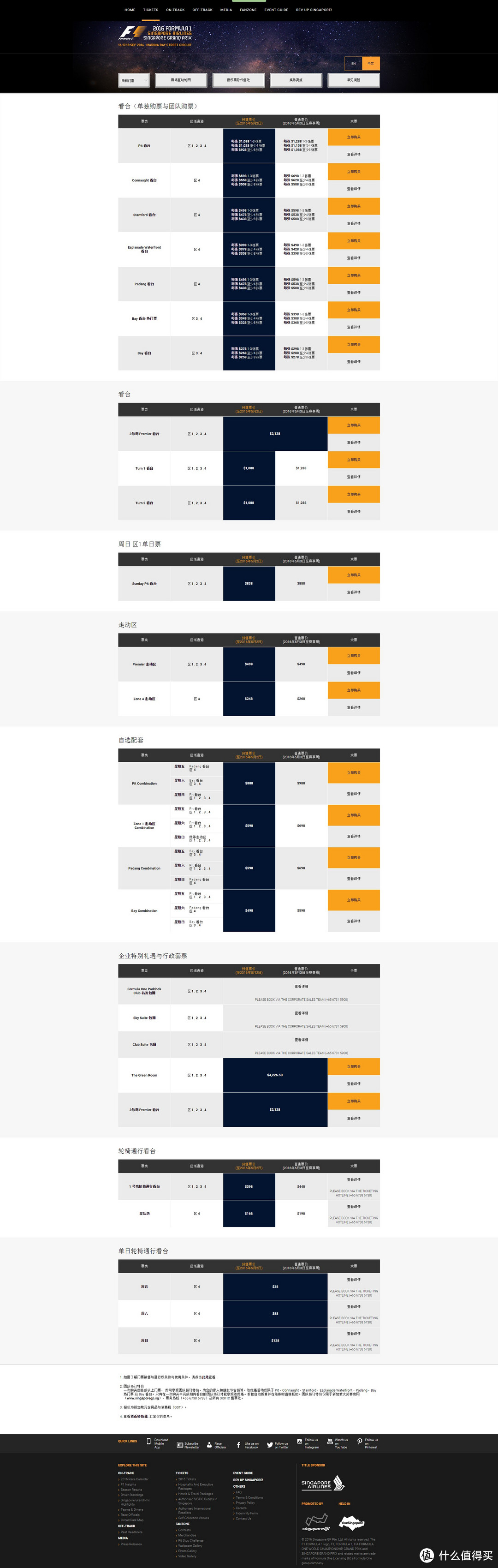 飘扬过海来看你：2016 F1 新加坡大奖赛 观赛攻略