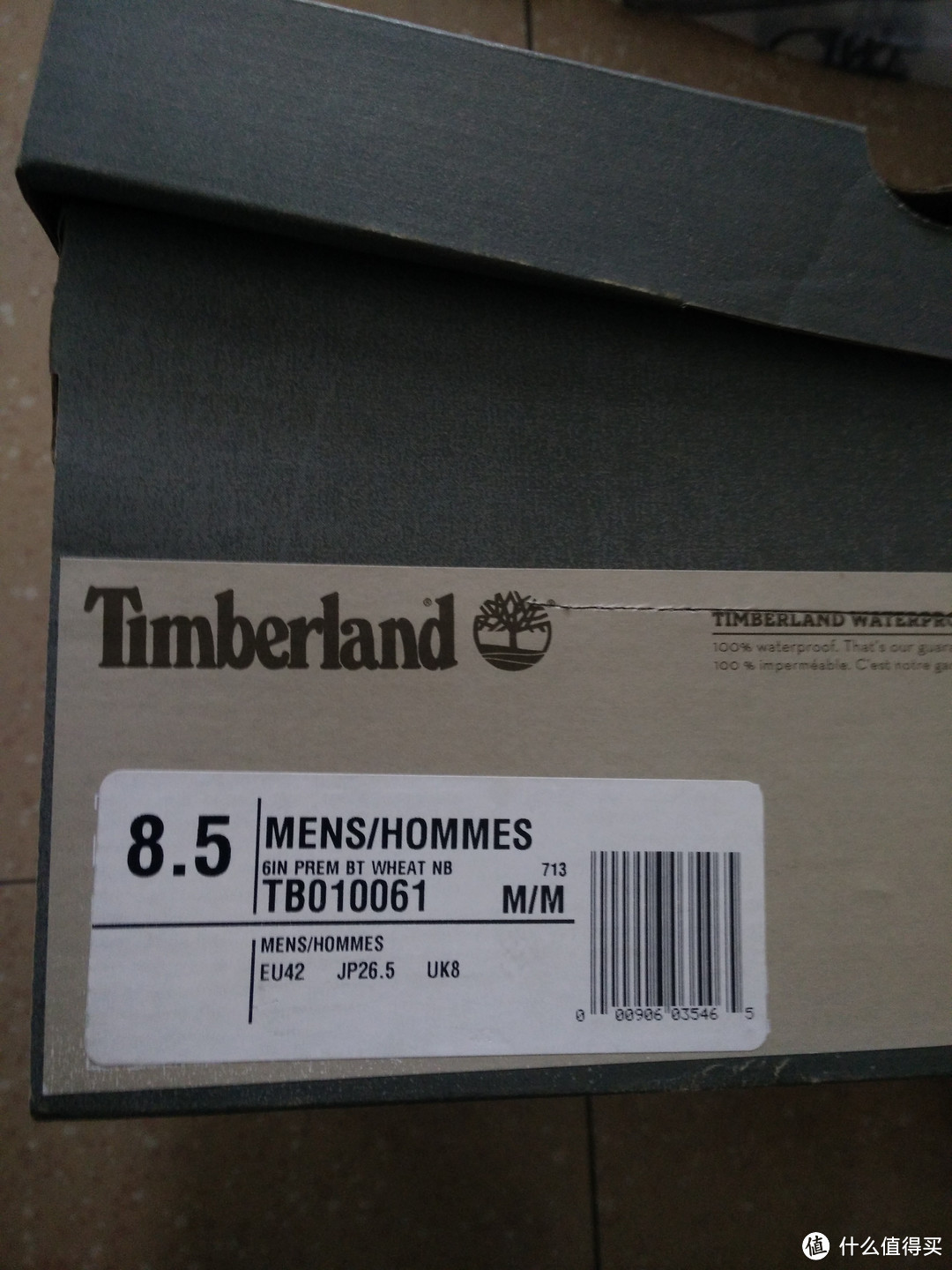 大黄靴没有想象那么大：Timberland 添柏岚 10061 大黄靴